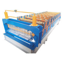 Bangladesch 840-900 Farbige Stahlblech Doppelte Deck Roll Forming Machine